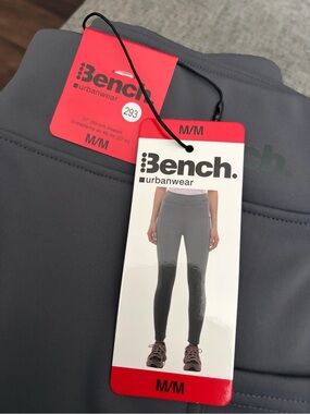 Bench Gray High-Rise Performance Leggings, Women’s Sz Medium, NWT